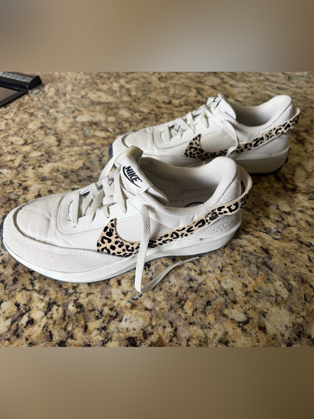 Nike Women’s Sneakers with Leopard Swoosh
